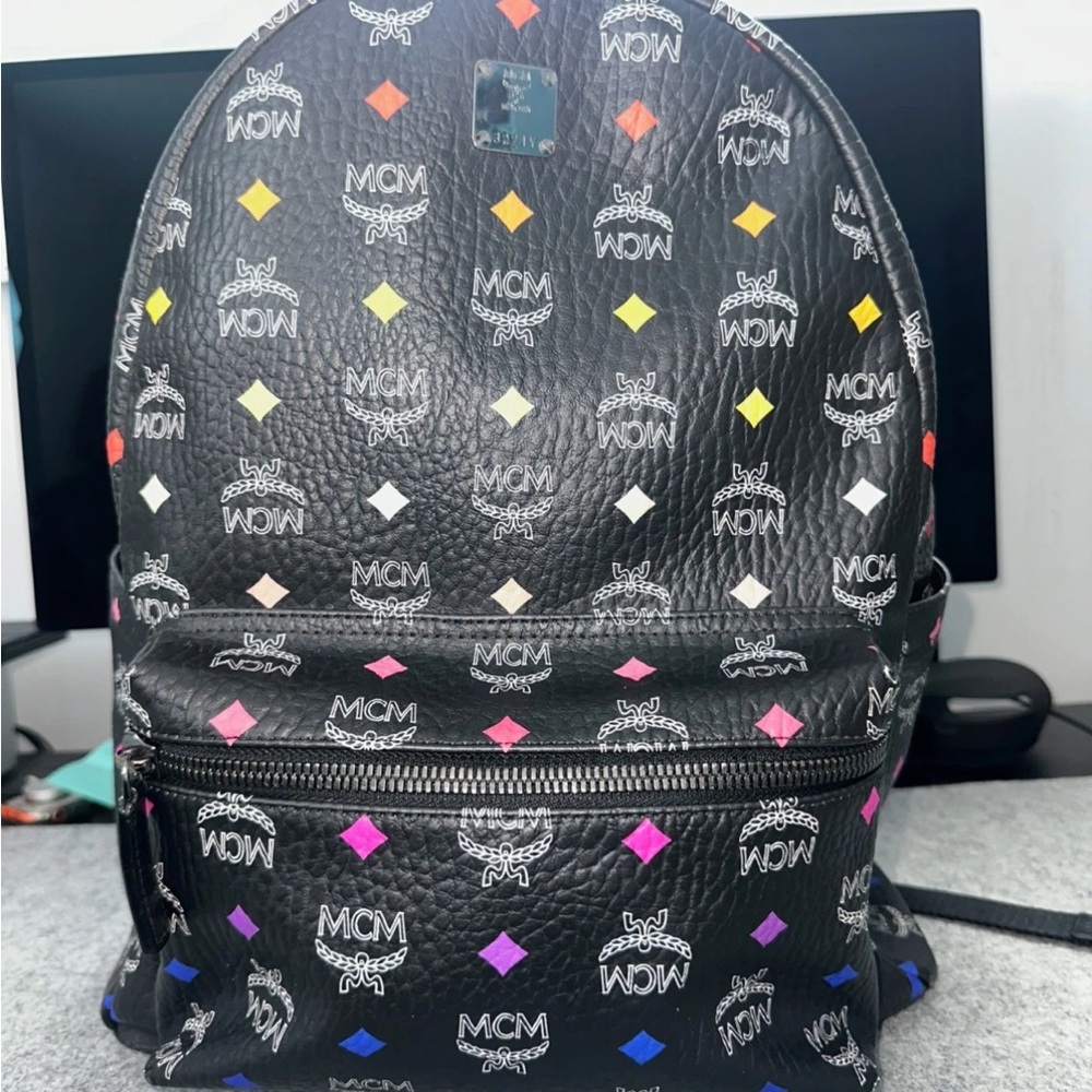 Mcm Black Multicolor Backpack - image 1